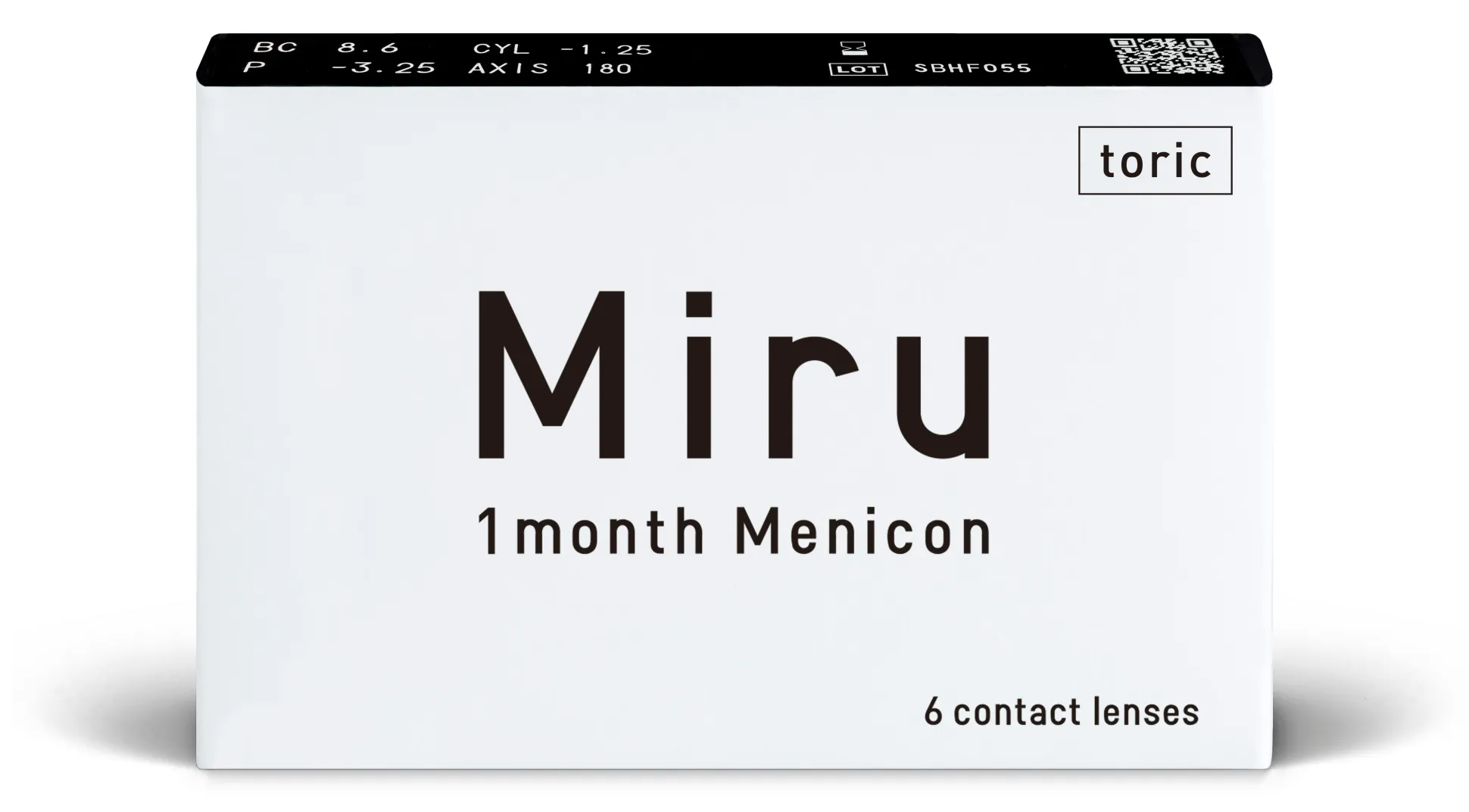 Miru 1month For Astigmatism - Boite de 6 lentilles